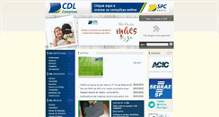 Desktop Screenshot of cdlcampinas.com.br